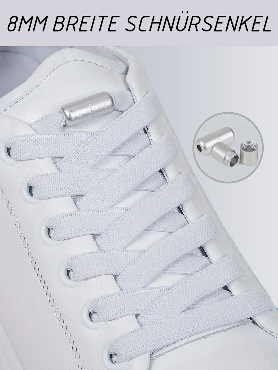 Elastische Schnürsenkel 8 mm – weiß, Ansicht 3