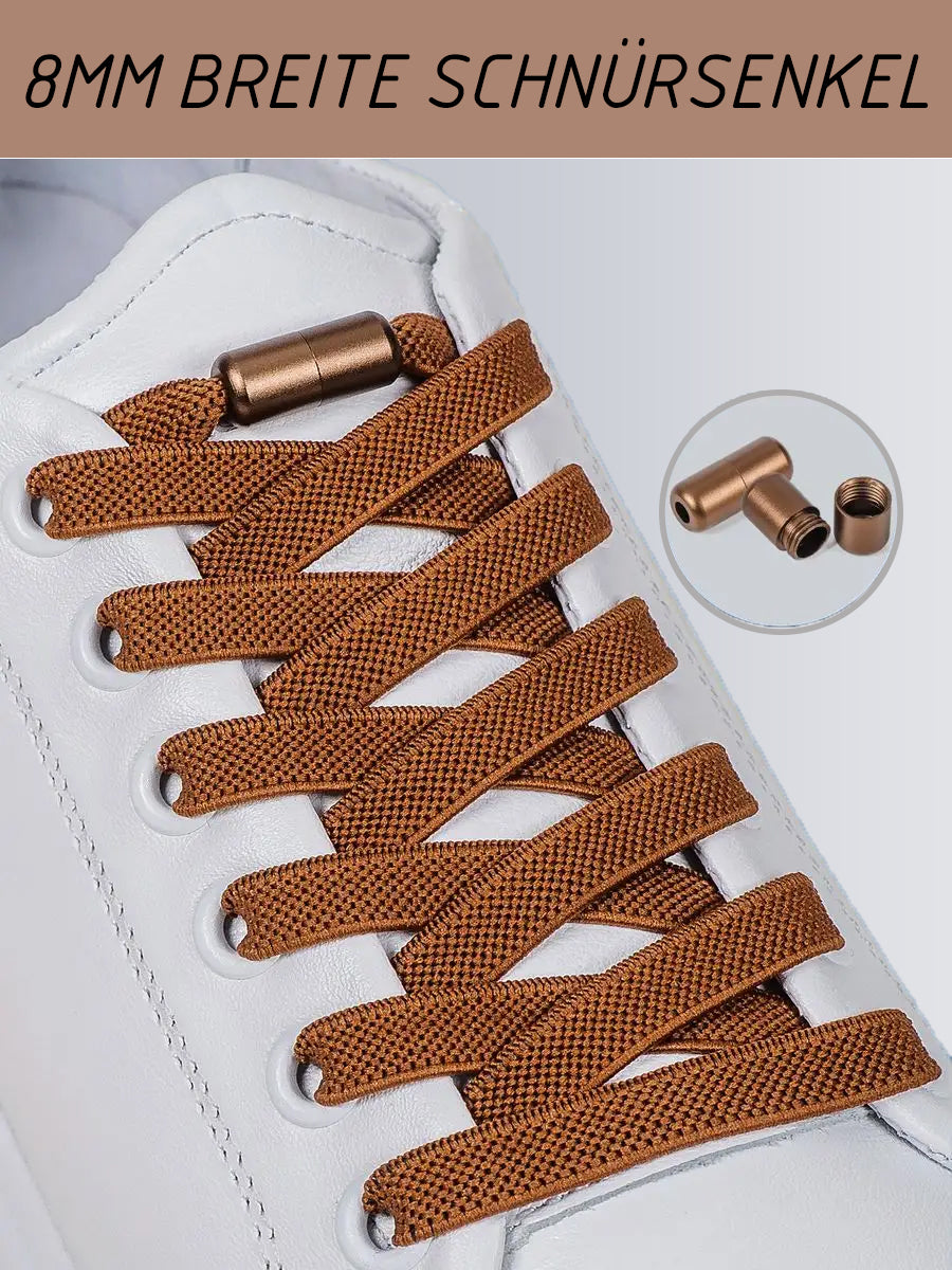 Elastische Schnürsenkel 8 mm – beige, Ansicht 5