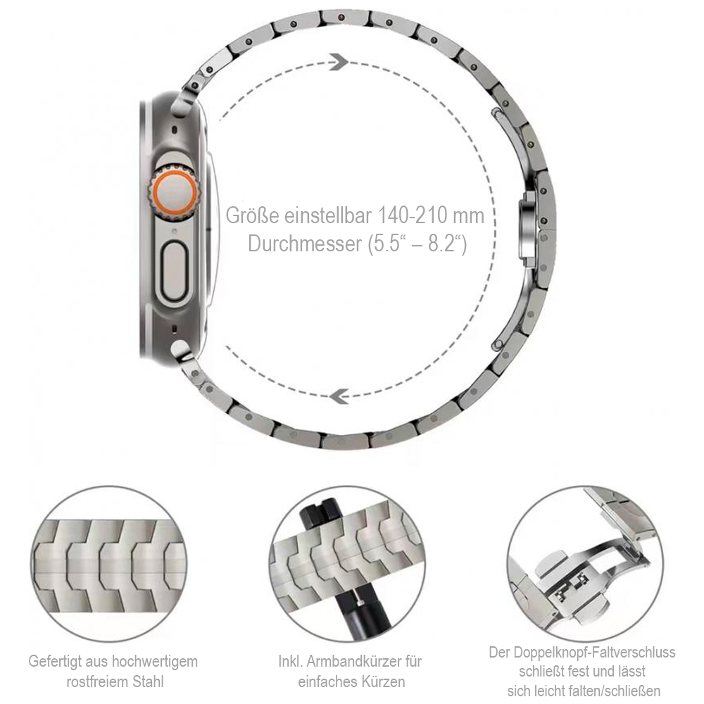Edelstahl Armband Apple Watch – Ansicht 4