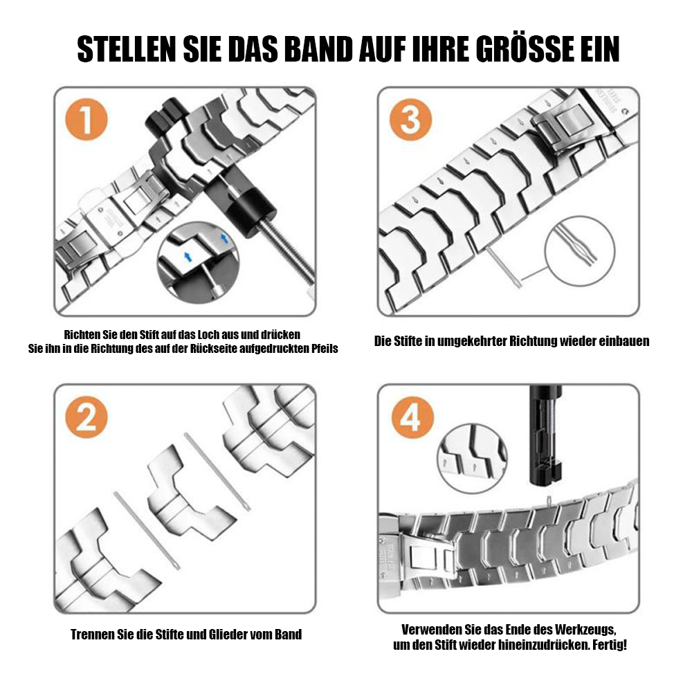 Edelstahl Armband Apple Watch – Ansicht 5