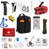 ELANOX® Survival Kit Teile mit Kurbelradio & Notfallausrüstung