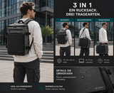 ELANOX® 3 in 1 Rucksack – 26L Laptoprucksack bis 17 Zoll