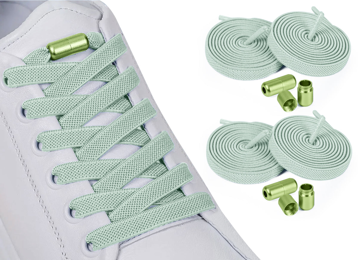 Elastische Schnürsenkel 8 mm – hellgrün