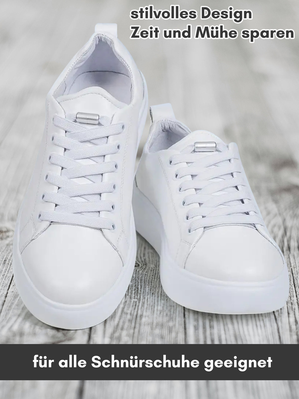 Elastische Schnürsenkel 8 mm – weiß, Ansicht 4