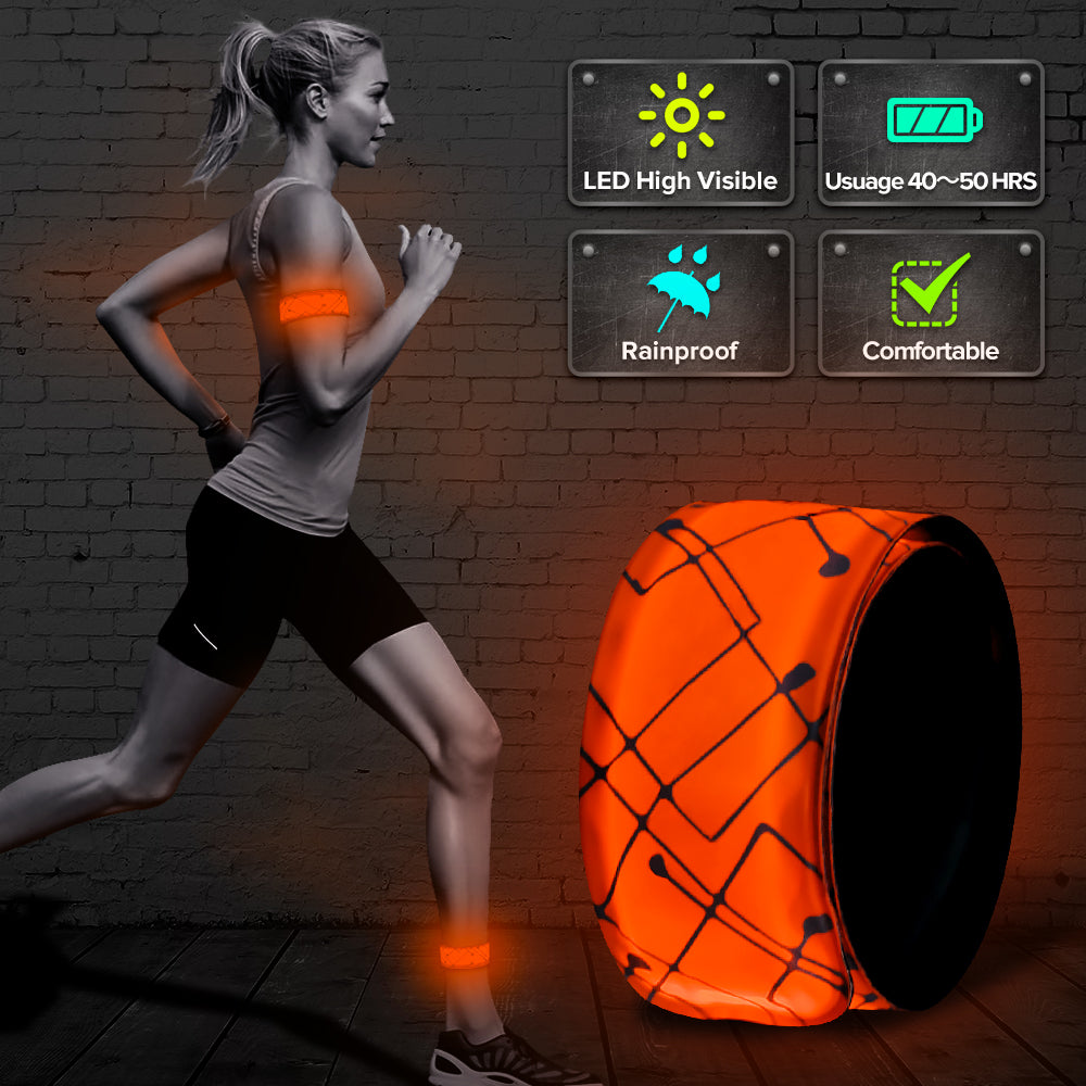 LED Slap Band Orange