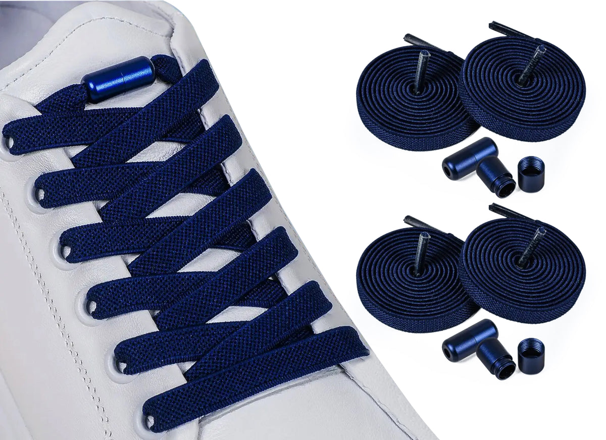 Elastische Schnürsenkel 8 mm – navy