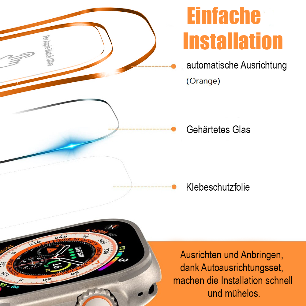 Schutzglas Apple Watch Ultra 49 mm – Ansicht 3