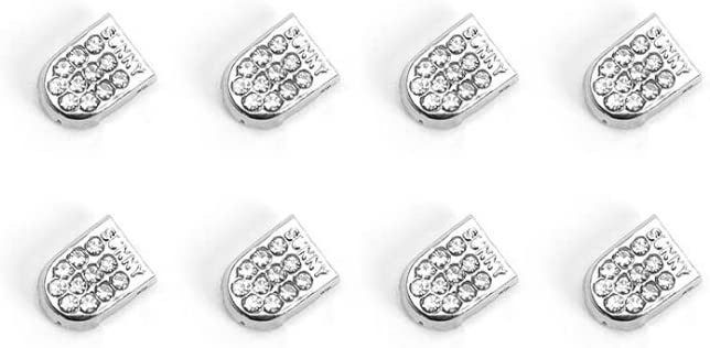 Elastische Schnürsenkel 6 mm – Endstücke Strass silber
