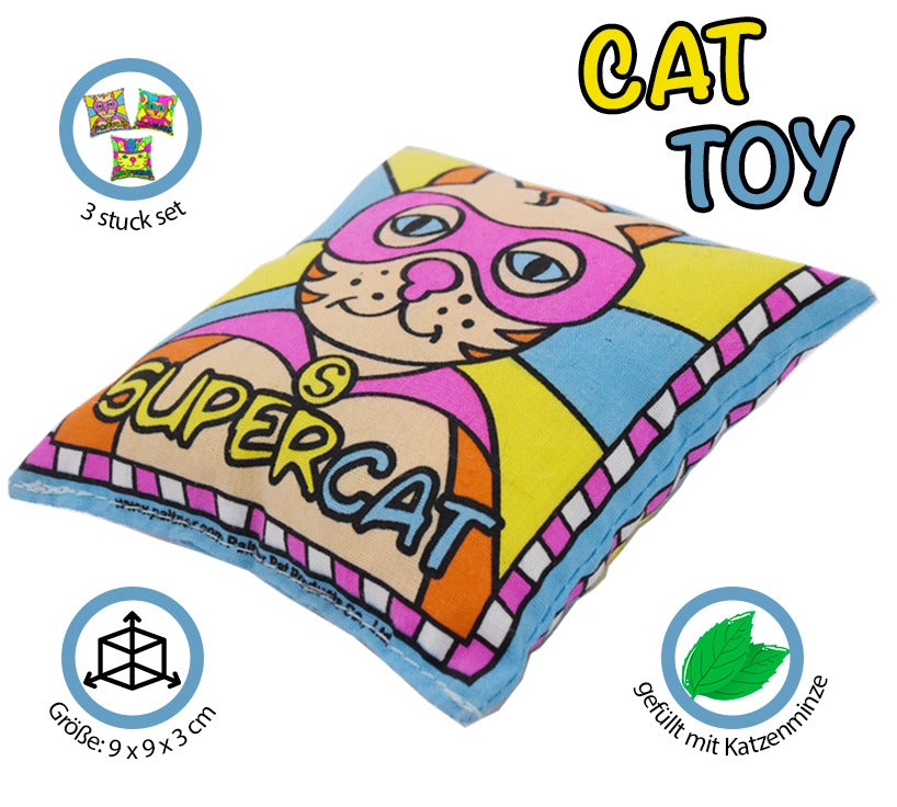 Katzenminze Schmusekissen 3er Set – Ansicht 6
