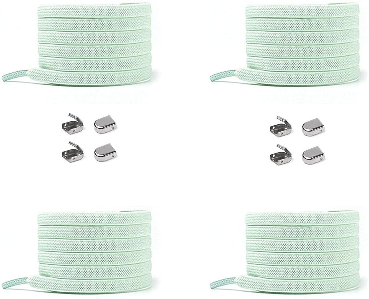Elastische Schnürsenkel 6 mm – hellgrün, Ansicht 2