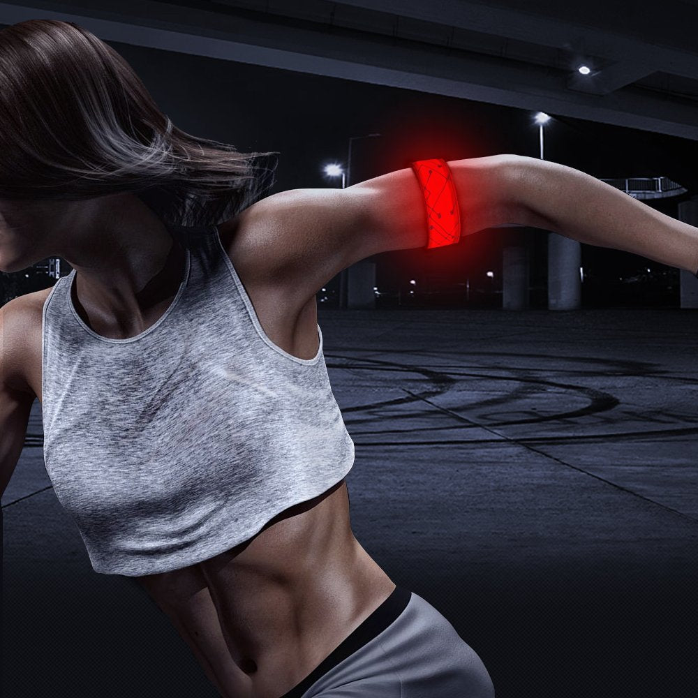 LED Slap Band Sicherheitslicht Rot – Ansicht 5