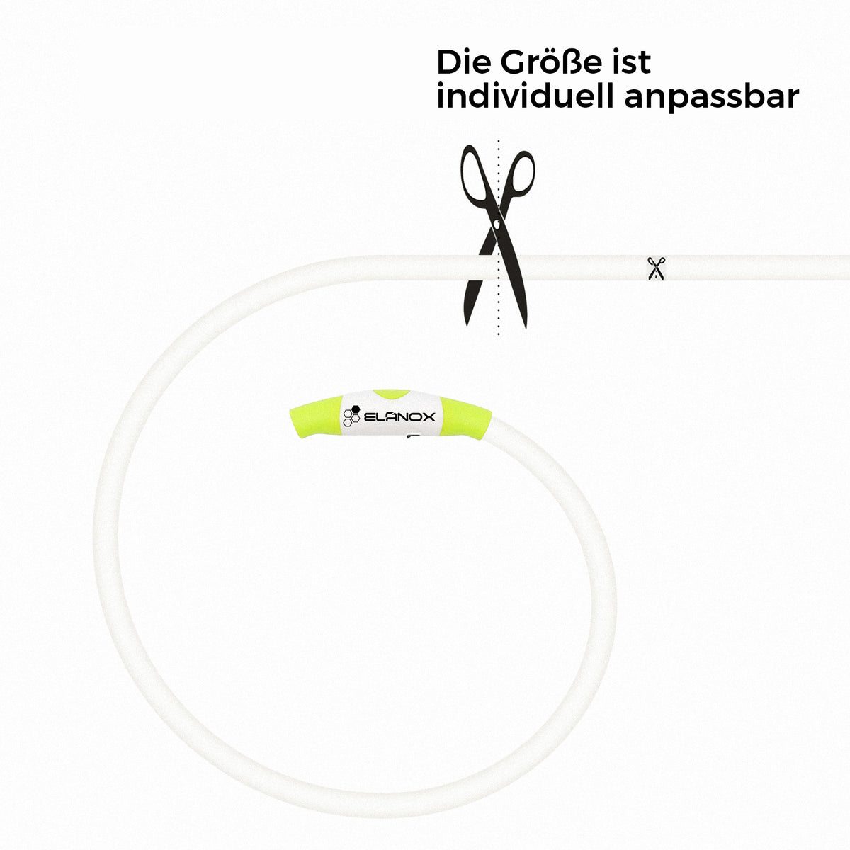 LED Hundehalsband aufladbar Grün – Ansicht 5