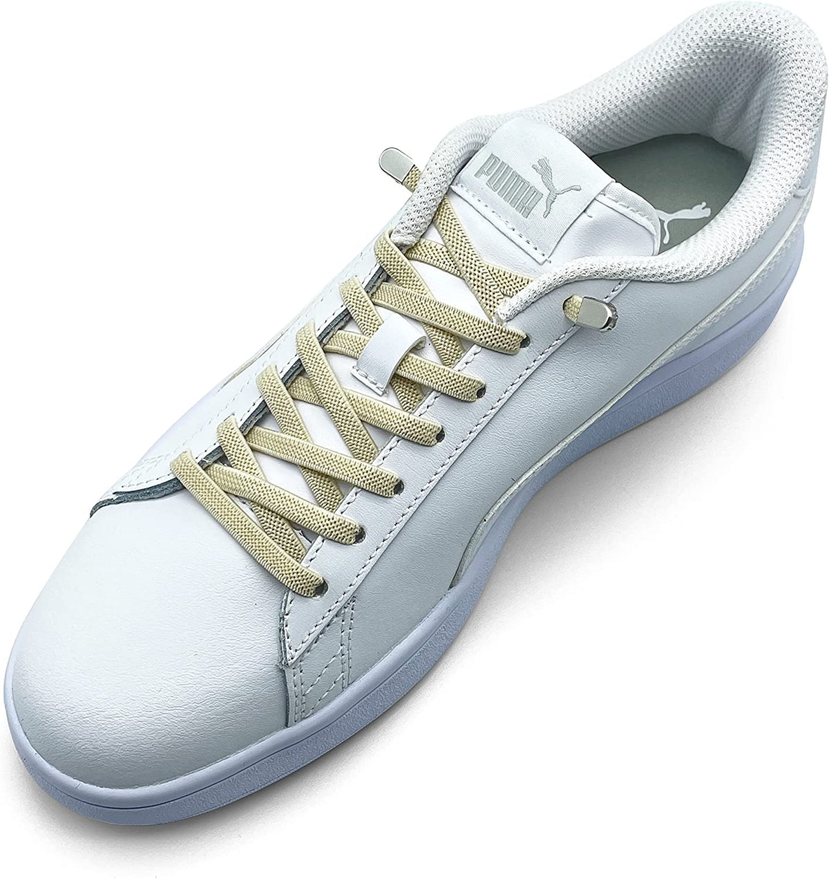 Elastische Schnürsenkel 6 mm – beige