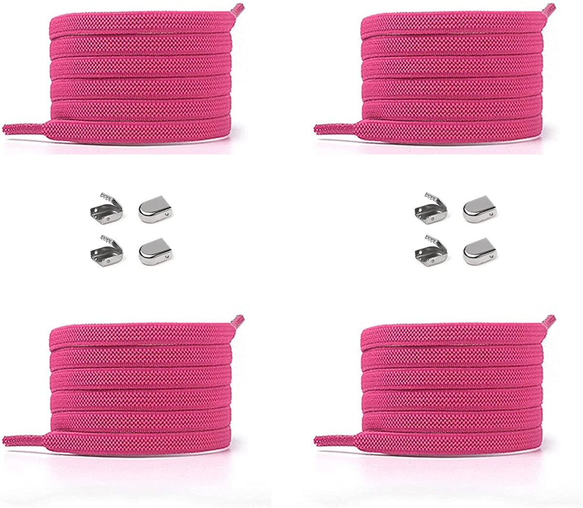 Elastische Schnürsenkel 6 mm – pink, Ansicht 2