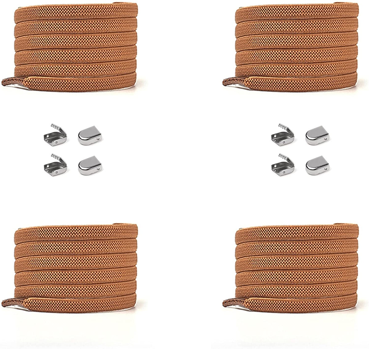 Elastische Schnürsenkel 6 mm – coffee, Ansicht 2