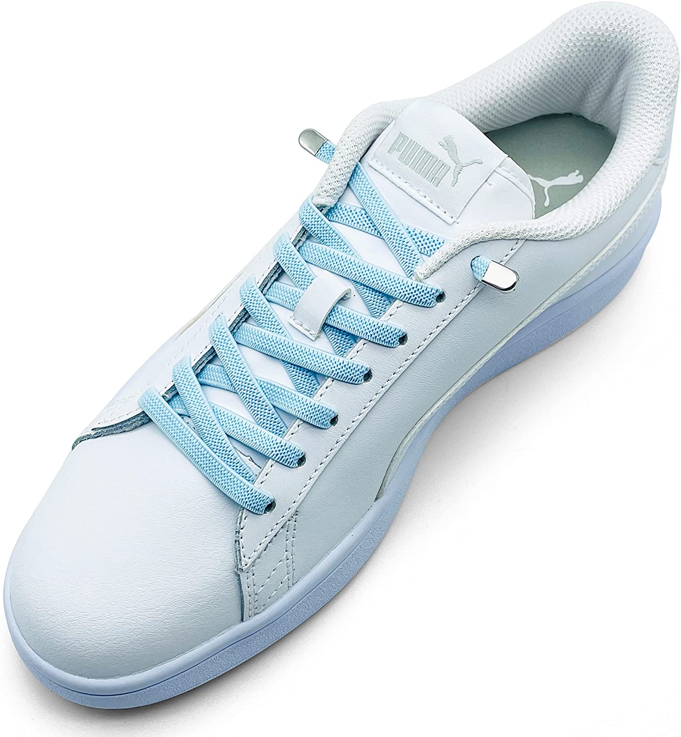 Elastische Schnürsenkel 6 mm – hellblau