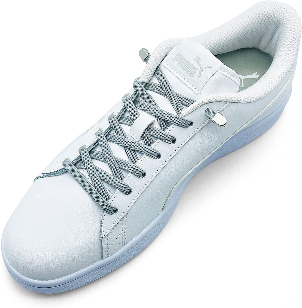 Elastische Schnürsenkel 6 mm – grau