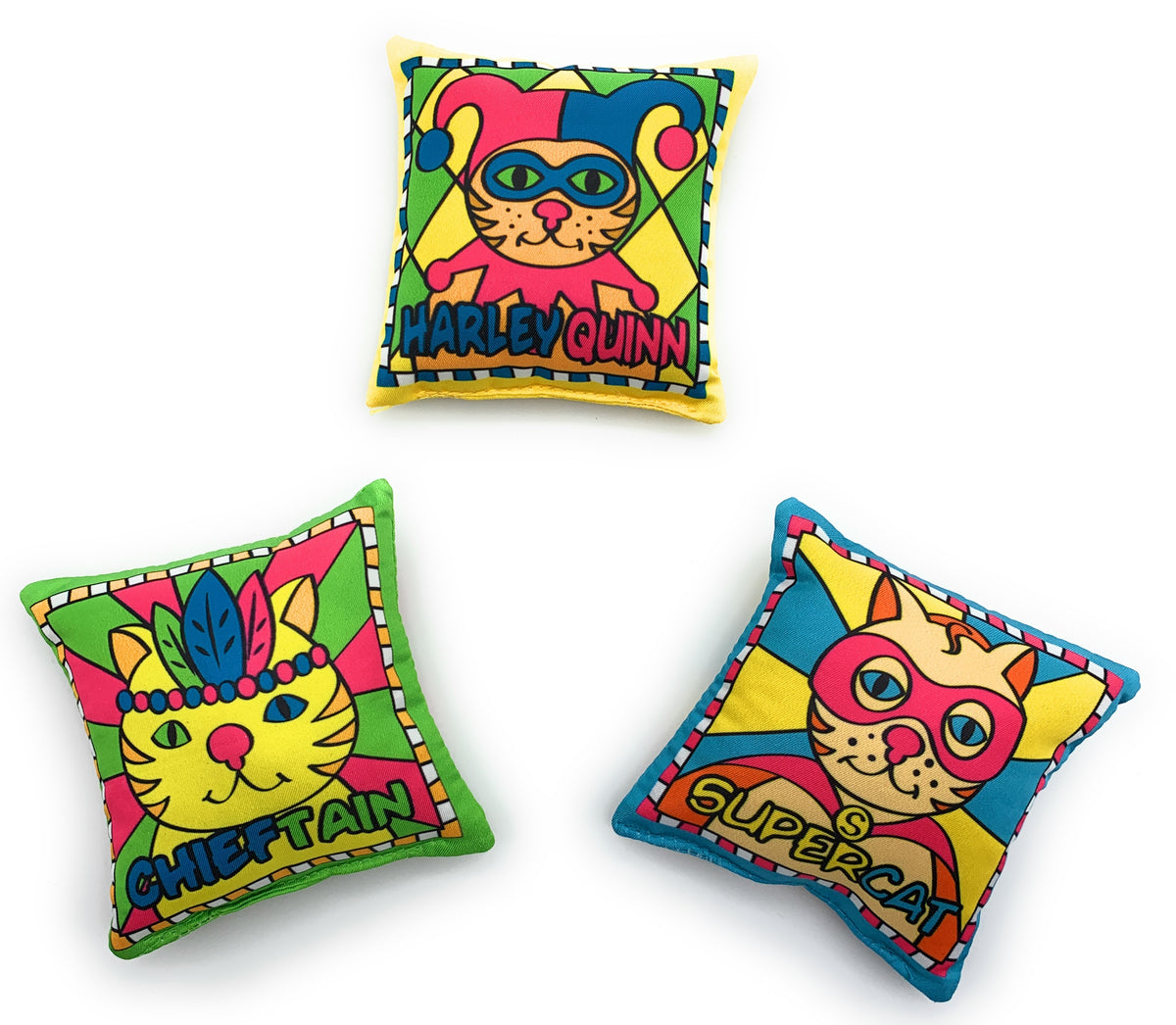 Katzenminze Schmusekissen 3er Set – Ansicht 2