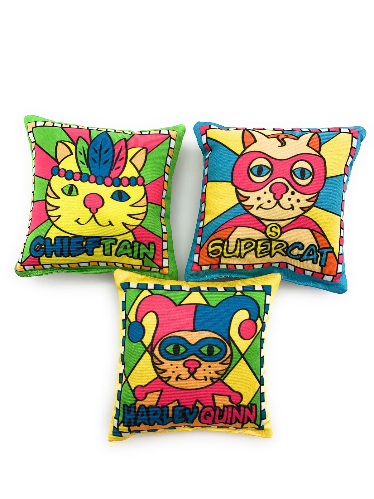Katzenminze Schmusekissen 3er Set