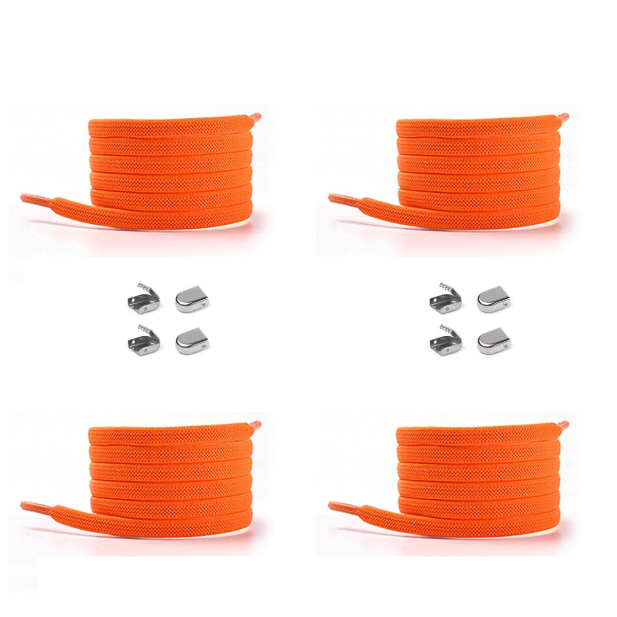 Elastische Schnürsenkel 6 mm – orange, Ansicht 2